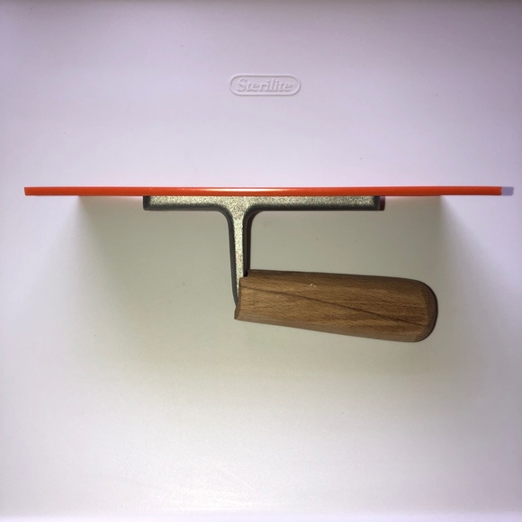 VENETIAN PLASTERING TROWEL Trapezoid Stainless Steel Round Edge Wood Handle Tool - Picture 6 of 11